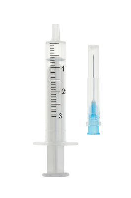 Шприц 2-х детальный инъекционный однократного применения 2А 